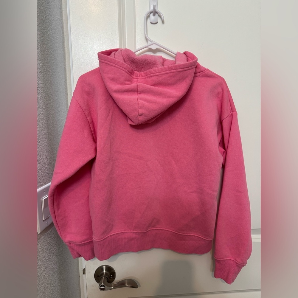 Epic Threads Girls Pink Fleece Hoodie with Sequin - Picture 2 of 4